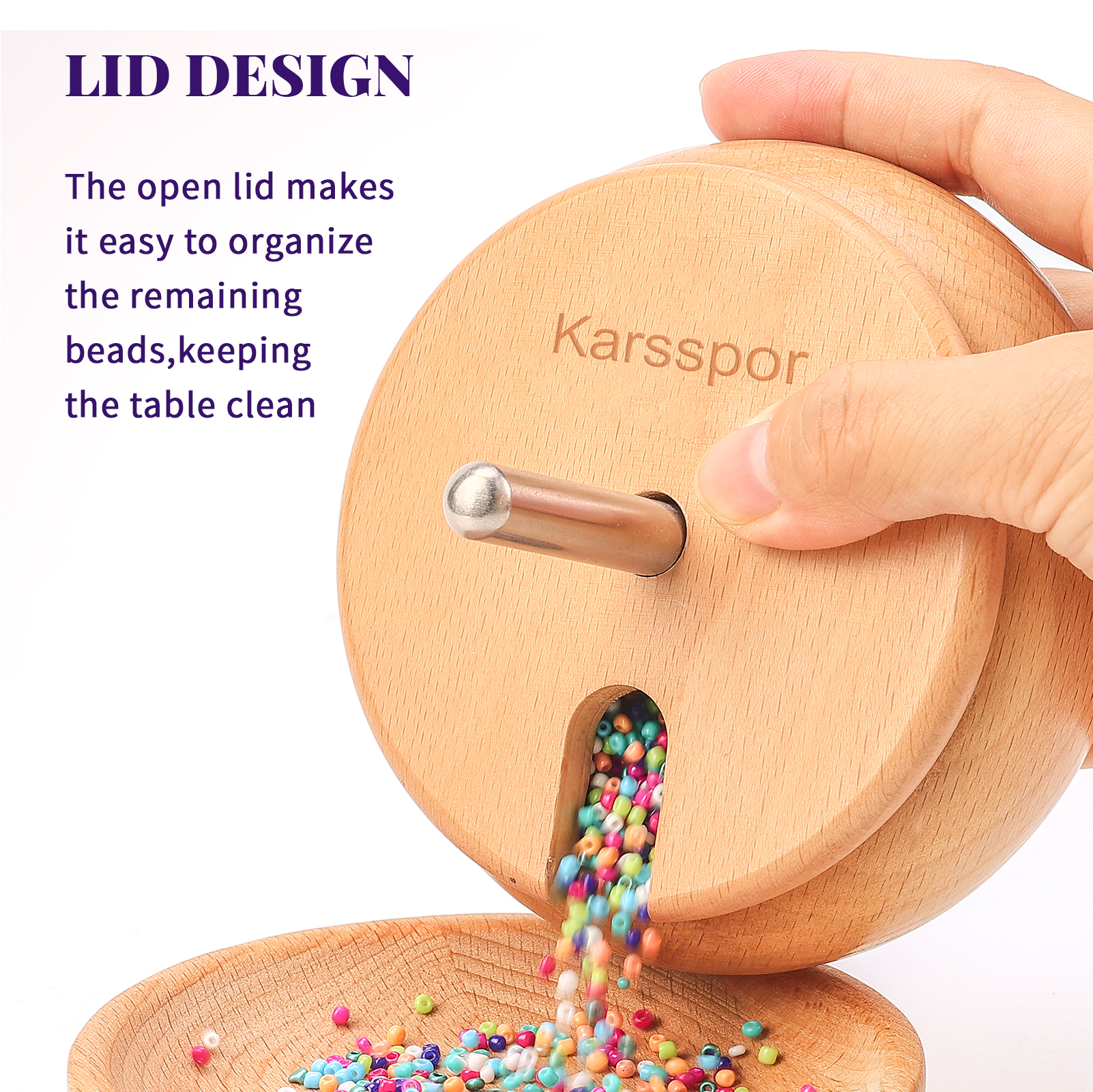 Karsspor 6 PCS Large Eye Curved Beading Needles, 5.3 Inch Stainless Bead  Needle for Bead Spinner, Bead Spinner Needles for Glass Seed Beads Waist